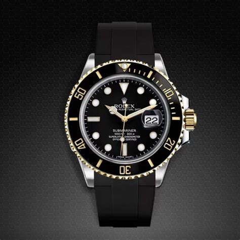 rolex submariner rubber bracelet|rolex submariner bracelet for sale.